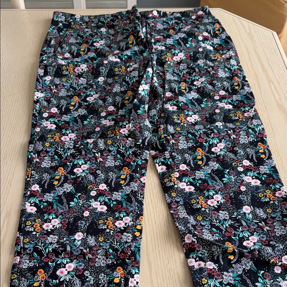 H&M Divided Multicolor Floral Pants